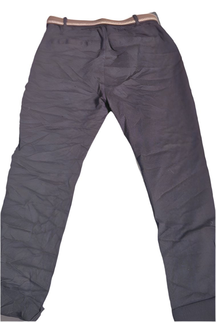 Italian Stretch Magic Fit Trousers (Navy)