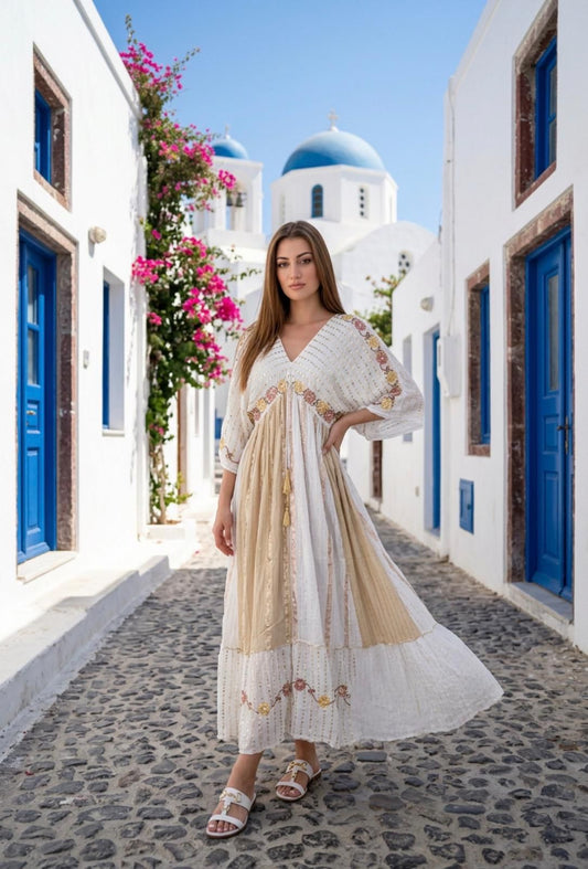 Santorini Breeze Dress