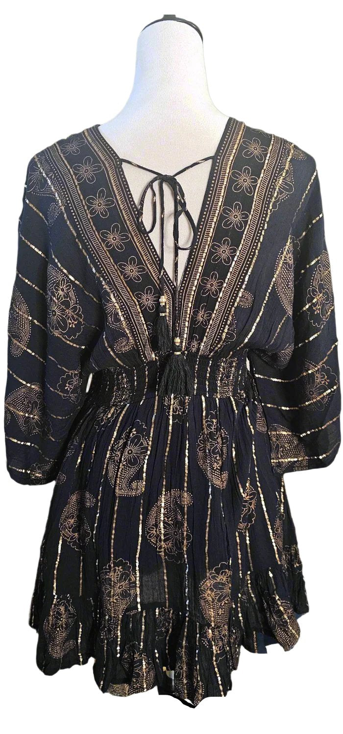 Ava Embroidered Short Dress