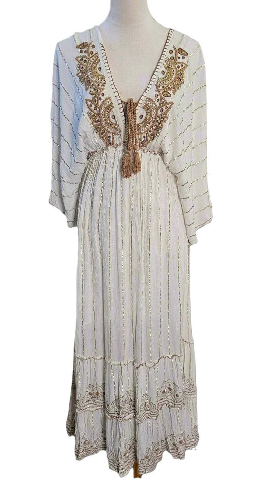 Barbara Embroidered Long Dress