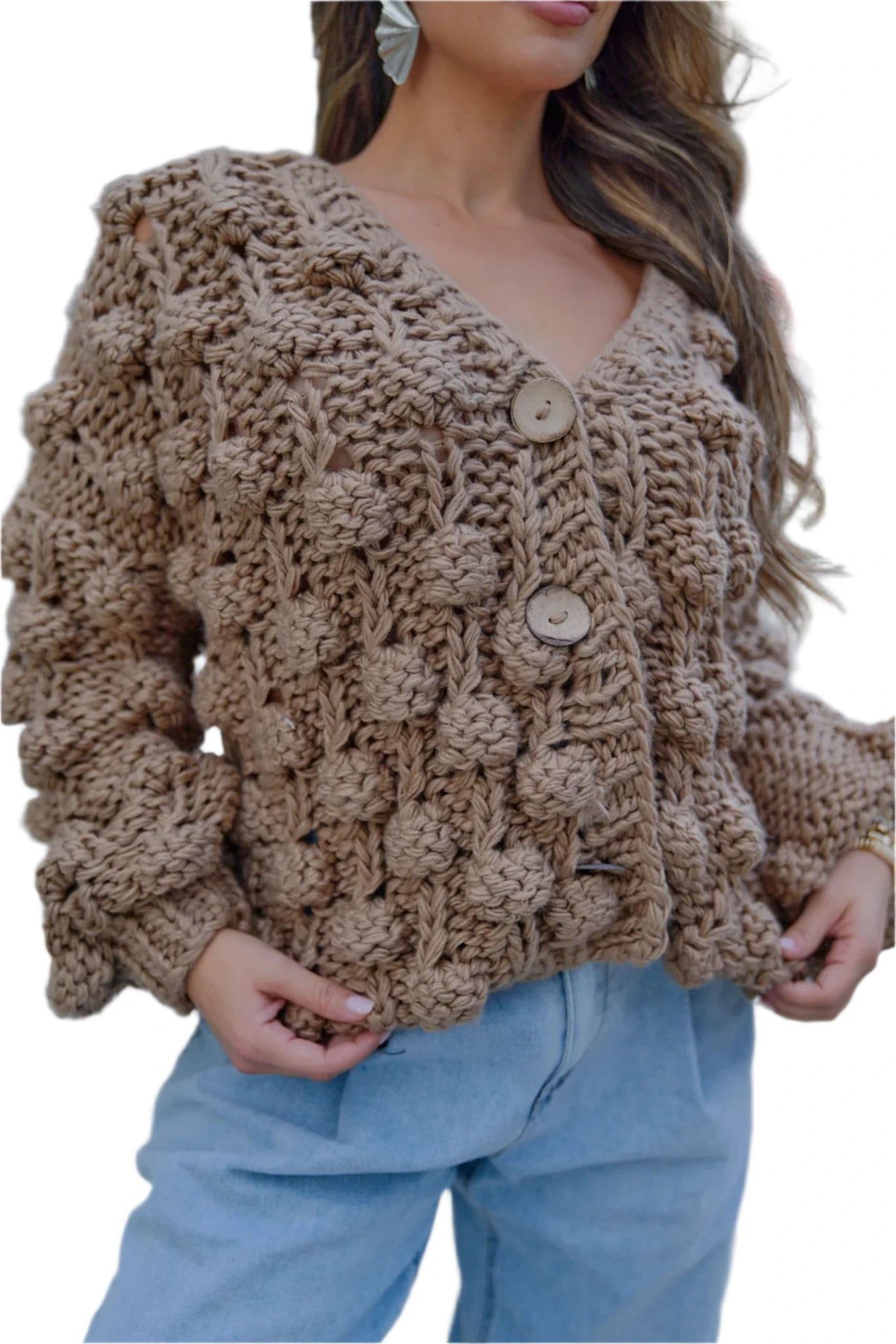 Knotty Crochet Cardigan