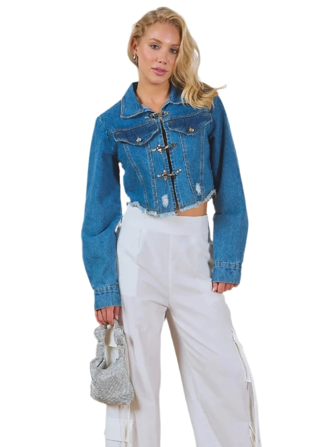 Tala Fringe Denim Jacket