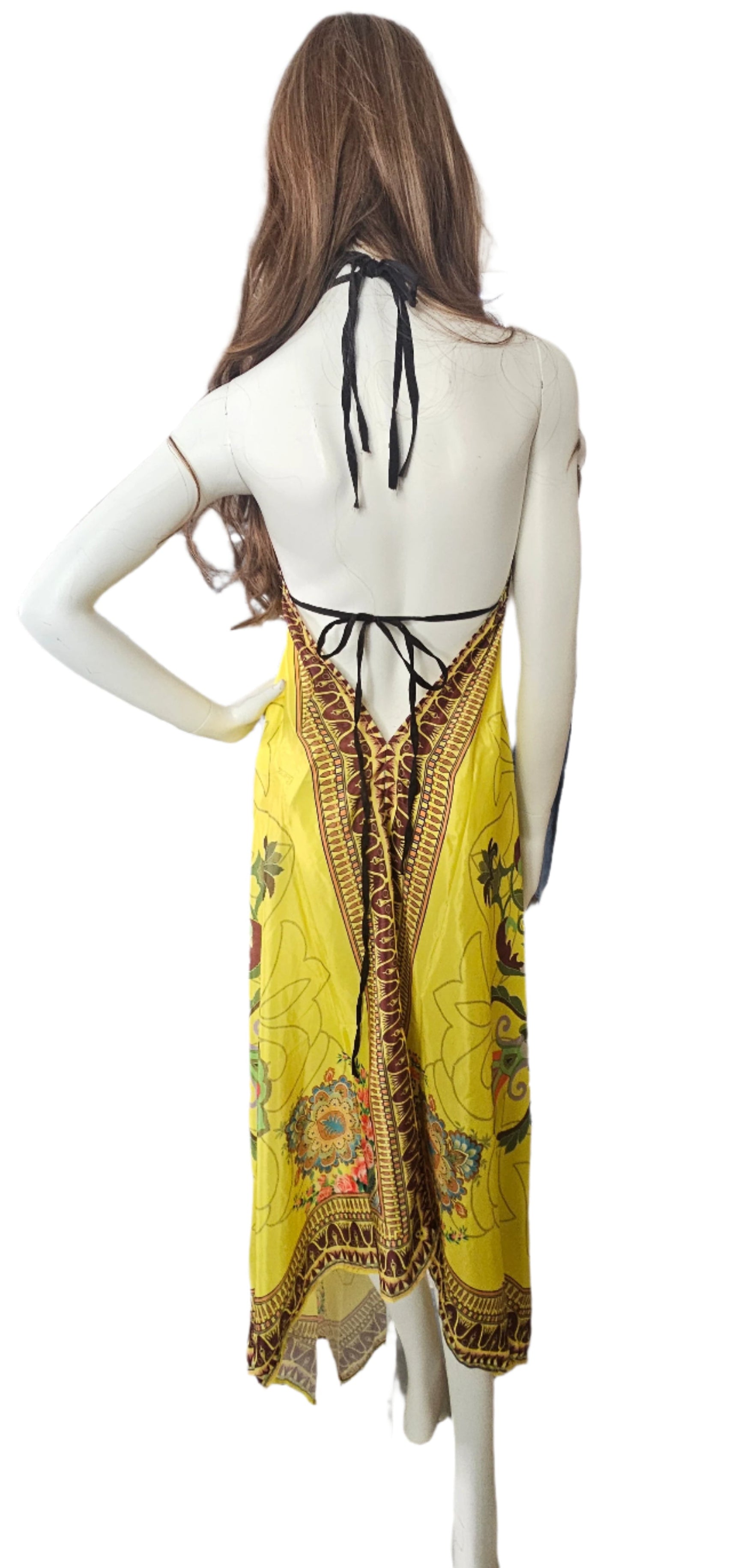 Daisy Starburst Safari Halter Sundress